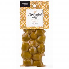 Grécke zelené olivy plnené celými mandlami 100 g photo