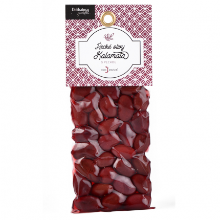 Řecké olivy KALAMATA s peckou 100 g photo