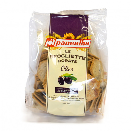 SFOGLIETTE DORATE s olivami 180 g photo